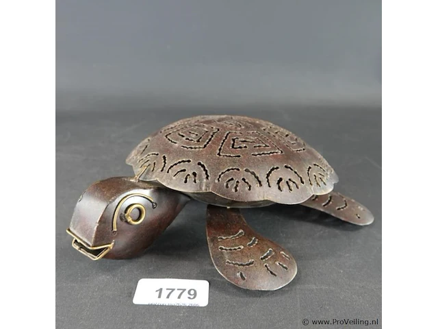 Metalen schildpad - afbeelding 1 van  5