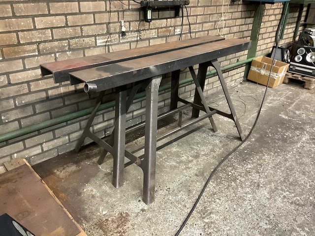 Metalen schraag (2x) - afbeelding 2 van  3