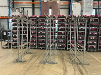 Metalen staanders voor marktkraam (3x) - afbeelding 3 van  10