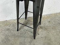 Metalen stapelbare barkruk (10x) - afbeelding 3 van  3