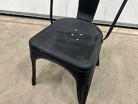 Metalen stapelstoelen (12x) - afbeelding 4 van  5