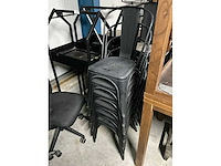Metalen stapelstoelen (12x) - afbeelding 5 van  5