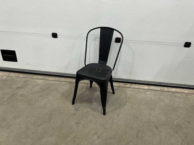 Metalen stapelstoelen (12x) - afbeelding 1 van  5