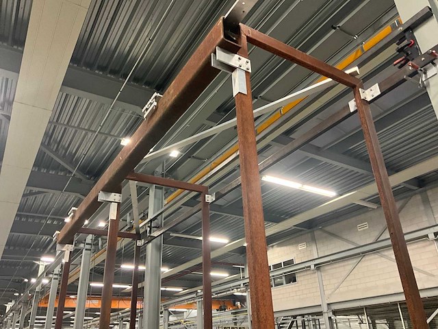 Metalen stellage 520x130x400cm - afbeelding 3 van  3