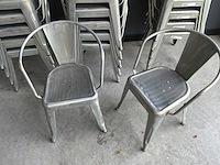 Metalen terrasstoel (17x) - afbeelding 2 van  4