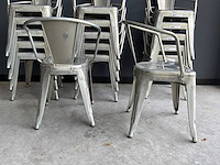 Metalen terrasstoel (17x) - afbeelding 3 van  4