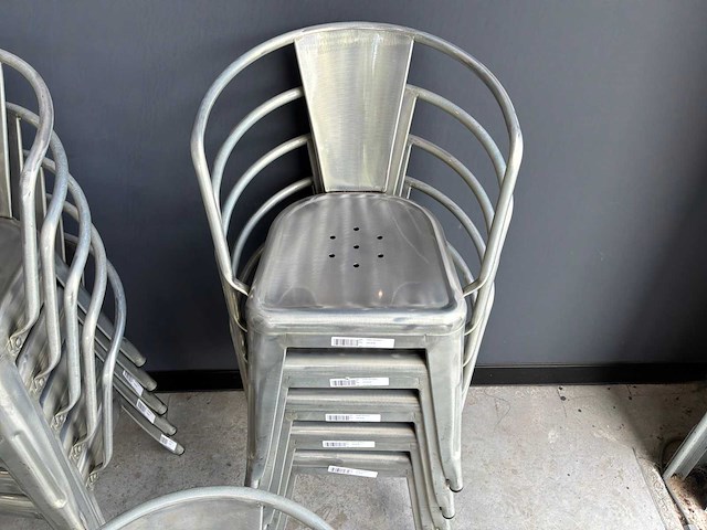 Metalen terrasstoel (17x) - afbeelding 4 van  4