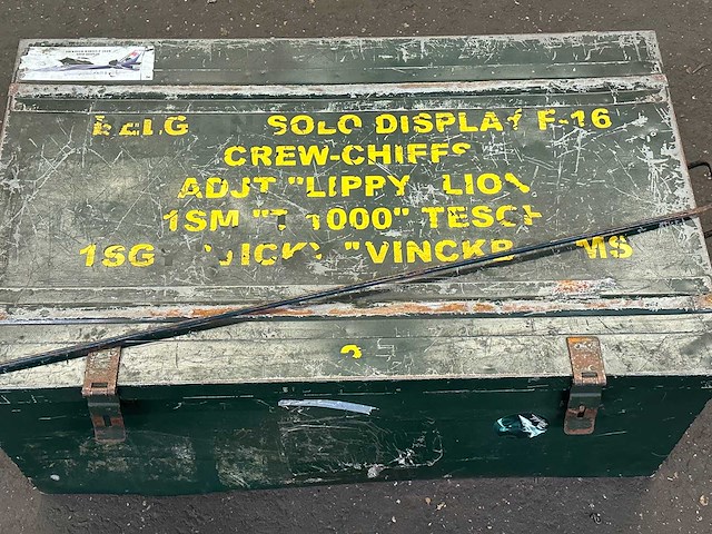 Metalen transportkist - afbeelding 2 van  3