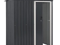 Metalen tuinhuis s met lessenaarsdak - afbeelding 1 van  8