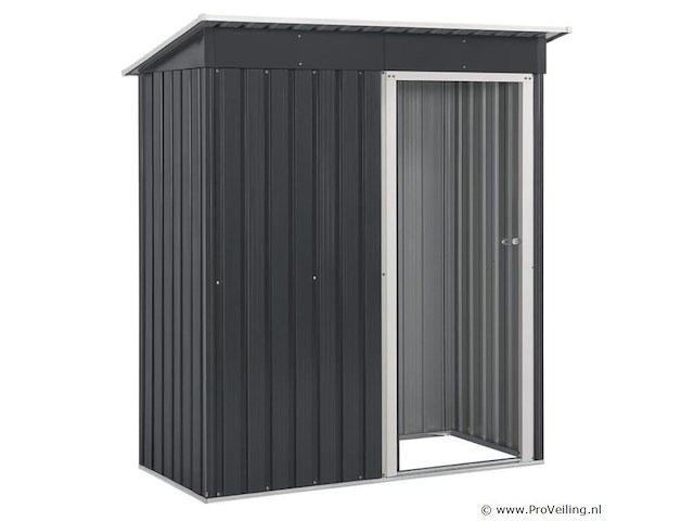 Metalen tuinhuis s met lessenaarsdak - afbeelding 4 van  8