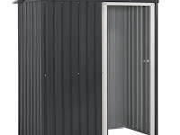 Metalen tuinhuis s met lessenaarsdak - afbeelding 4 van  8