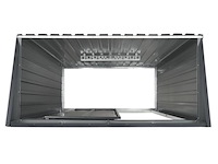 Metalen tuinhuis s met lessenaarsdak - afbeelding 5 van  8