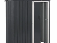 Metalen tuinhuis s met lessenaarsdak