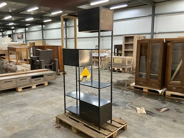 Metalen vakkenkast 200,5x100x38,5cm - afbeelding 2 van  2