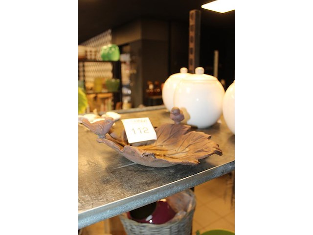 Metalen vogeldrinkbak lengte 27 cm. - afbeelding 2 van  2