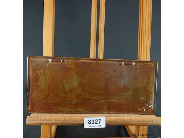 Metalen wandbord met een verweerde, antieke look en de tekst 'smartest thing a man ever said: "yes dear!" - afbeelding 5 van  5