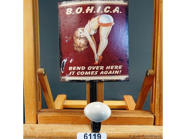 Metalen wandhaak bohica - afbeelding 1 van  6