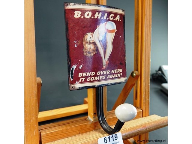 Metalen wandhaak bohica - afbeelding 3 van  6
