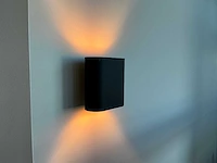 Metalen wandlamp (6x)