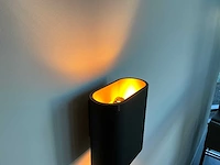 Metalen wandlamp (6x) - afbeelding 2 van  3