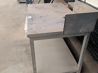 Metalen werkbank met 3x wandschap - afbeelding 3 van  5