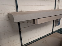 Metalen werkbank met 3x wandschap - afbeelding 5 van  5