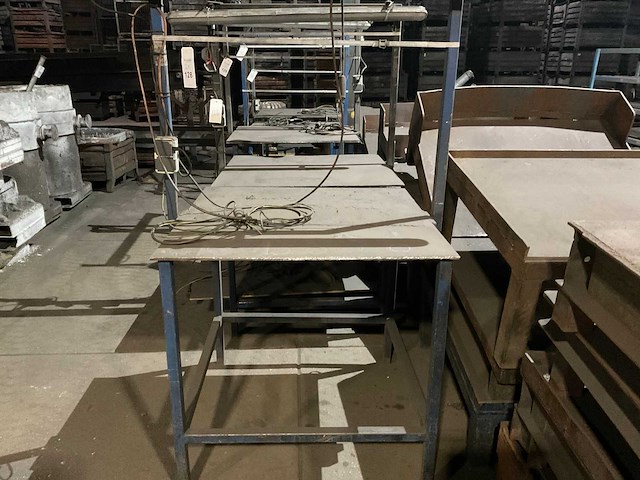 Metalen werktafel (2x) - afbeelding 2 van  8