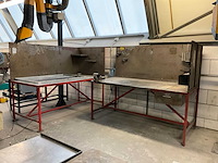Metalen werktafel (3x) - afbeelding 1 van  4