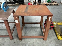 Metalen werktafel