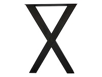 Metalen x barpoot (set) - afbeelding 1 van  1