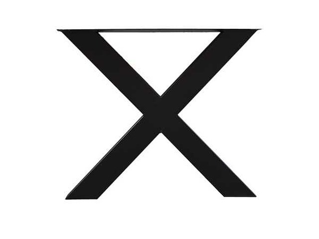 Metalen x onderstel (set) - afbeelding 1 van  1