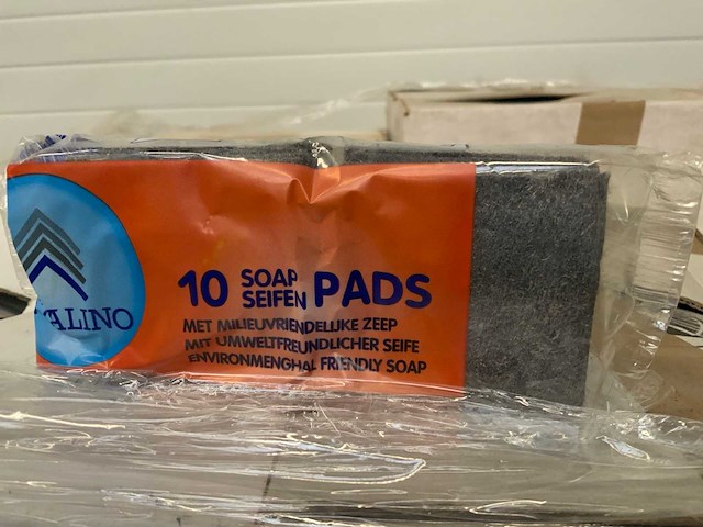 Metalino staalwol met zeep (11900x) - afbeelding 2 van  4