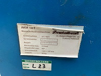 Metalkraft akm 100 t ponsmachine - afbeelding 5 van  5