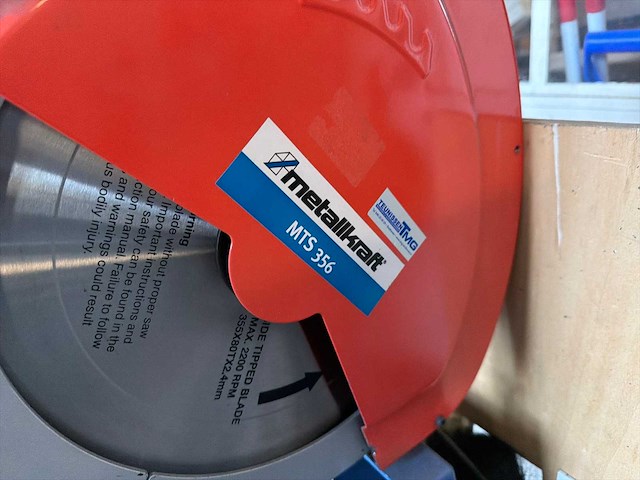 Metalkraft mts 356 afkortzaag metaal op kar - afbeelding 3 van  6
