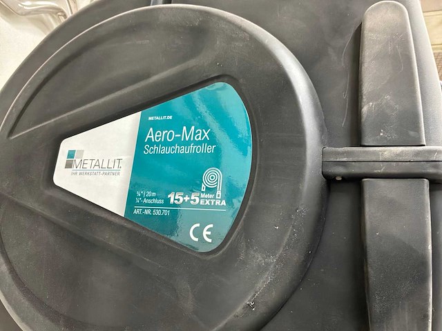 Metallit aero-max luchtslanghaspel 20.00m - afbeelding 2 van  3