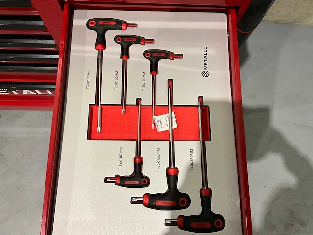 Metallo - 2026 - 12 lades - gereedschapswagen - afbeelding 3 van  11
