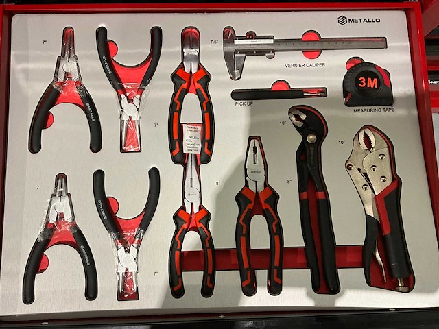 Metallo - 2026 - 12 lades - gereedschapswagen - afbeelding 3 van  28