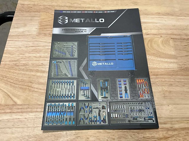 Metallo gevulde gereedschapswagen - afbeelding 5 van  14