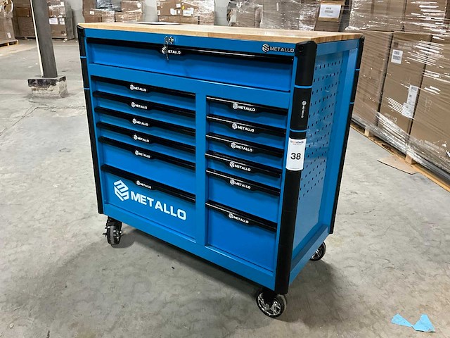 Metallo gevulde gereedschapswagen - afbeelding 1 van  14