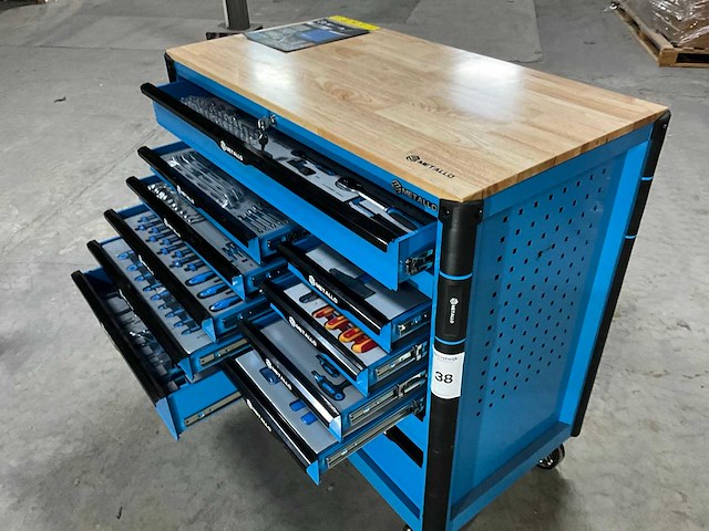 Metallo gevulde gereedschapswagen - afbeelding 9 van  14