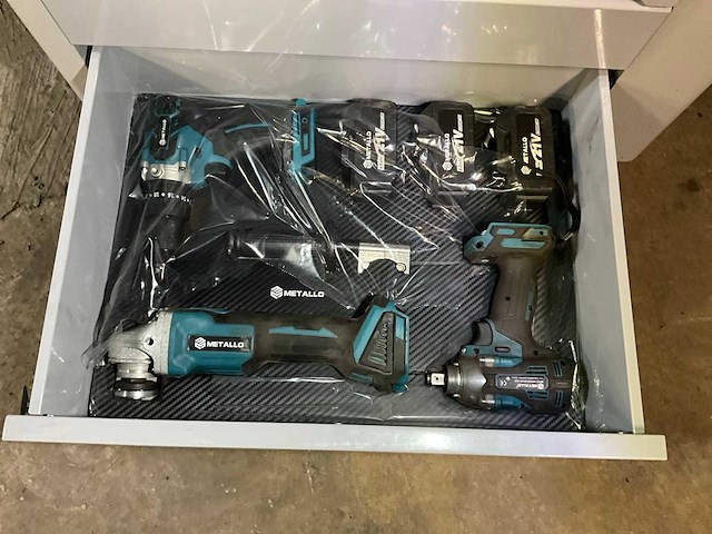 Metallo gevulde gereedschapswagen - afbeelding 10 van  17