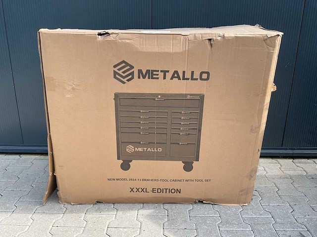 Metallo meta-13hs10g blauw gereedschapswagen - afbeelding 9 van  77