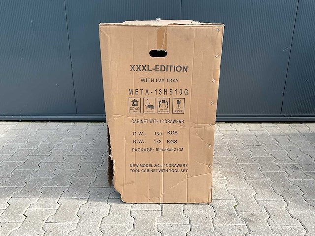 Metallo meta-13hs10g blauw gereedschapswagen - afbeelding 10 van  77