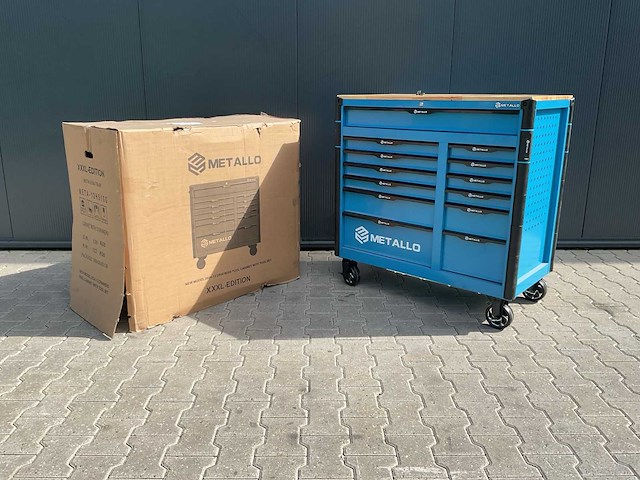 Metallo meta-13hs10g blauw gereedschapswagen - afbeelding 1 van  77