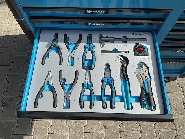 Metallo meta-13hs10g blauw gereedschapswagen - afbeelding 18 van  77