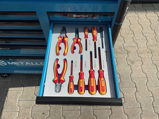 Metallo meta-13hs10g blauw gereedschapswagen - afbeelding 23 van  77