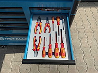 Metallo meta-13hs10g blauw gereedschapswagen - afbeelding 23 van  77