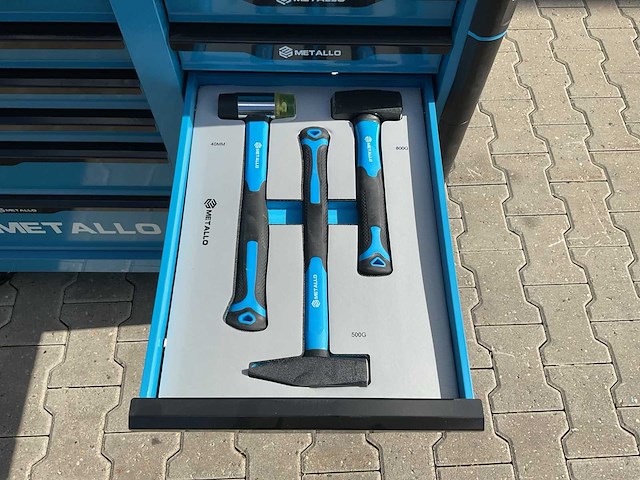 Metallo meta-13hs10g blauw gereedschapswagen - afbeelding 24 van  77