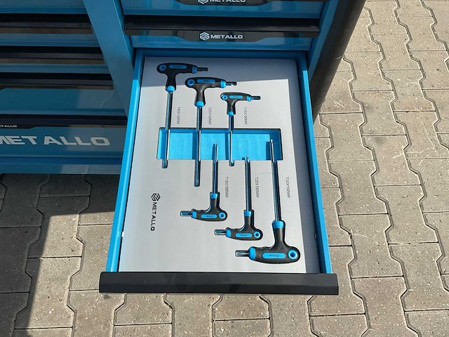 Metallo meta-13hs10g blauw gereedschapswagen - afbeelding 25 van  77