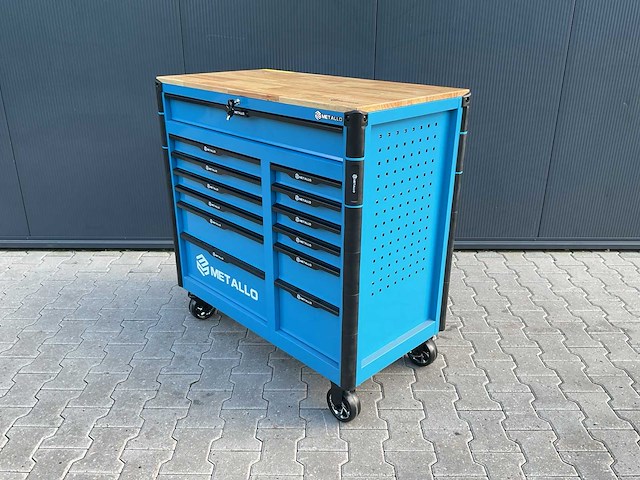 Metallo meta-13hs10g blauw gereedschapswagen - afbeelding 35 van  77